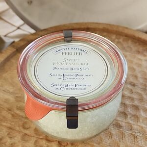 Luxury Italian Perlier Sweet Honeysuckle Bath Salts 17.6 oz